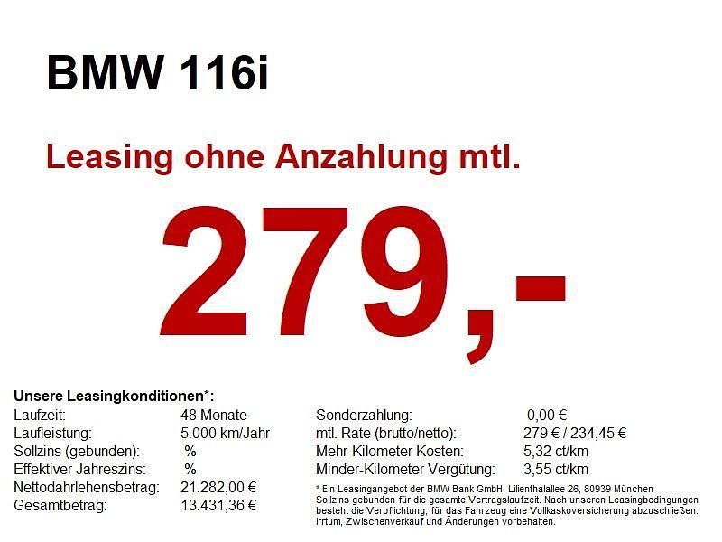 Schwarz Gebraucht 2023 BMW 116 Advantage Kleinwagen | 19.640 € (Guter Preis) - Bild 1/1