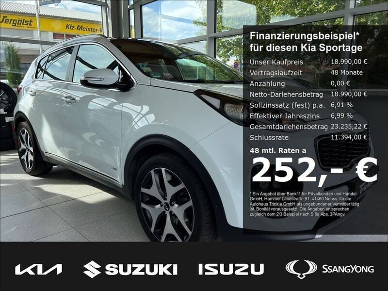 Weiß Gebraucht 2018 Kia Sportage GT-Line SUV | 18.990 € (Fairer Preis) - Bild 1/2