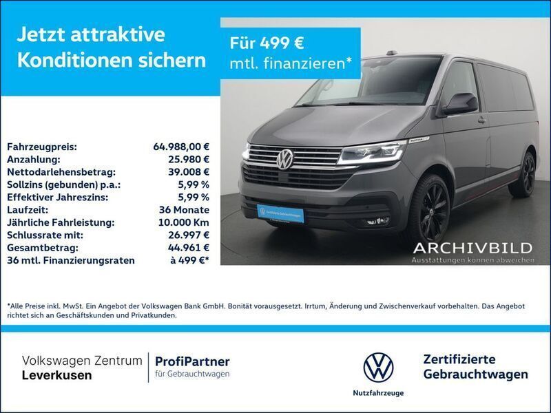 Grau Gebraucht 2023 VW T6.1 Comfortline Van | 64.988 € (Fairer Preis) - Bild 1/3
