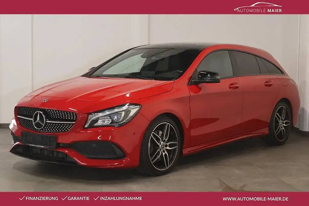 Gebraucht Mercedes CLA250e Shooting Brake AMG 211 PS (155 kW) 2017 Rot Kombi