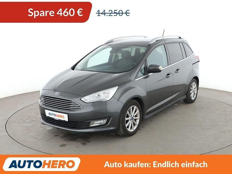 Grau Gebraucht 2017 Ford Grand C-Max Titanium Van / Kleinbus | 13.790 € (Etwas zu teuer) - Bild 1/3