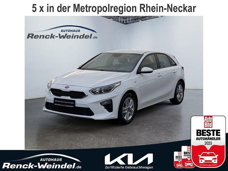 Hw2) deluxeweiss met. (weiss Gebraucht 2018 Kia Ceed Edition 7 Limousine | 13.489 € (Etwas zu teuer) - Bild 1/4