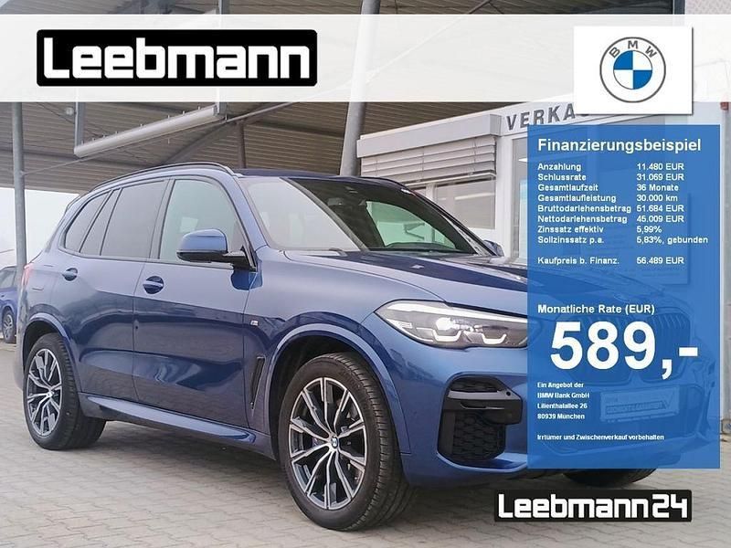 Blau Gebraucht 2022 BMW X5 M Sport SUV | 56.489 € (Superpreis) - Bild 1/4