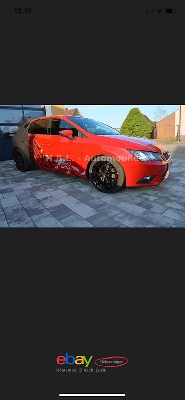 Gebraucht Seat Leon 105 PS (77 kW) 2013 Rot Kleinwagen