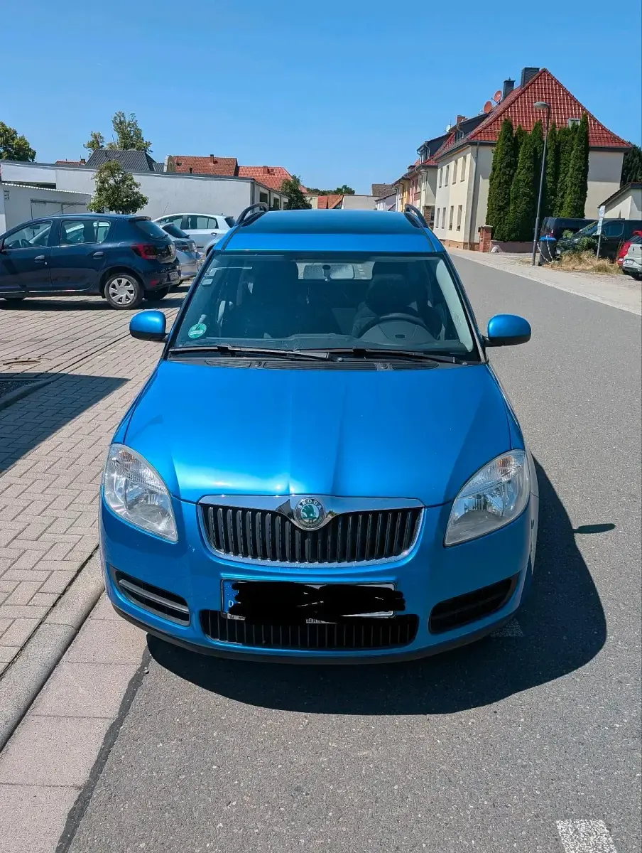 Gebraucht Skoda Roomster 104 PS (76 kW) 2006 Blau Van / Kleinbus