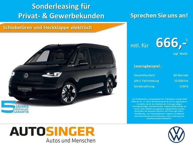 Neu VW California Beach 245 PS (180 kW) 2026 Schwarz Van