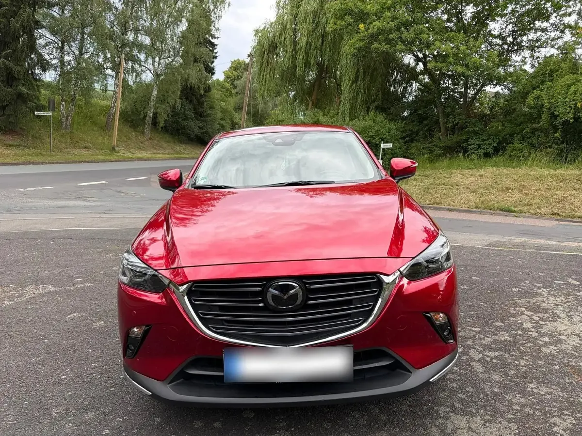 Gebraucht Mazda CX-3 Sports-Line 121 PS (88 kW) 2018 Rot SUV