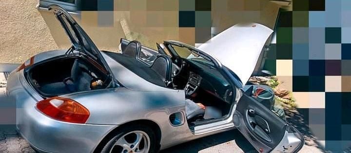 Gebraucht Porsche 986 Boxster 220 PS (161 kW) 2000 Grau Cabrio