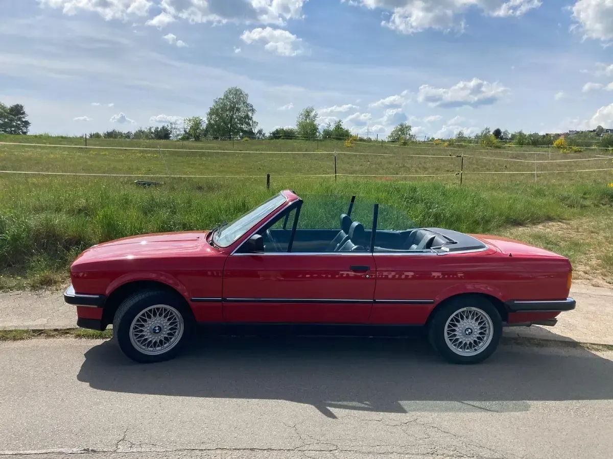 Gebraucht BMW 320 Cabriolet Performance 129 PS (94 kW) 1989 Rot Cabrio