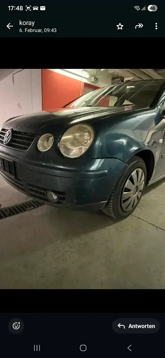 Gebraucht VW Polo 75 PS (55 kW) 2003 Grün Kleinwagen
