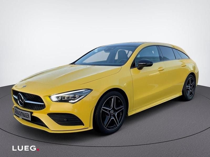 Gebraucht Mercedes CLA220 Shooting Brake Night 190 PS (139 kW) 2019 Gelb Kombi