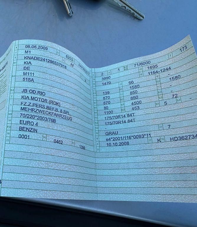 Gebraucht Kia Rio Vision 97 PS (71 kW) 2009 Grau Limousine