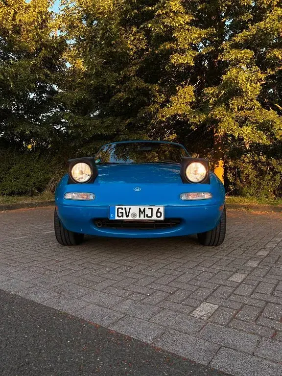 Gebraucht Mazda MX5 131 PS (96 kW) 1993 Blau Cabrio