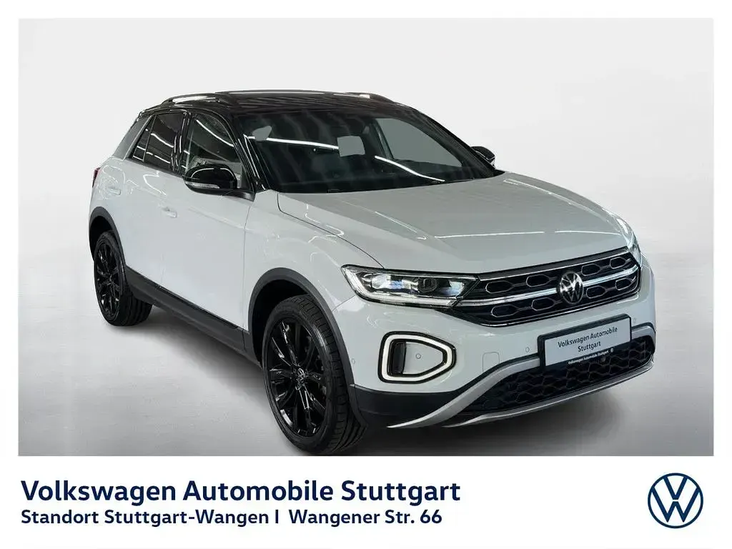 Gebraucht VW T-Roc Style 150 PS (110 kW) 2022 Pure white/deep black perleffe SUV