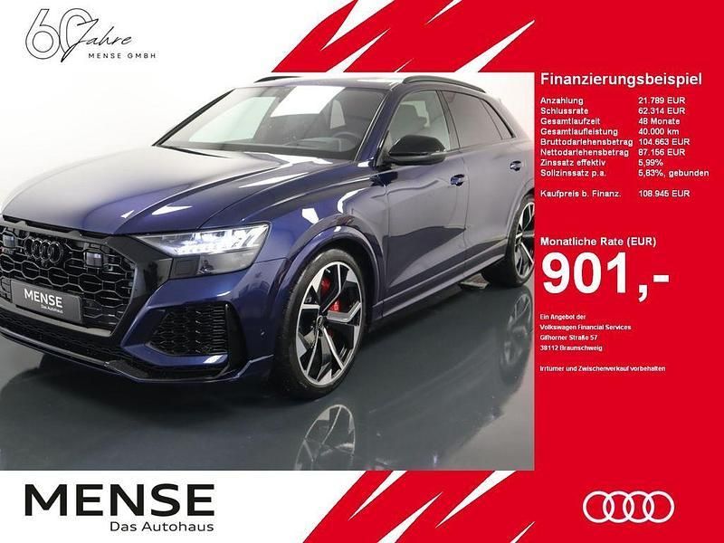 Navarrablau Gebraucht 2022 Audi RS Q8 Ambiente SUV | 108.945 € (Superpreis) - Bild 1/4