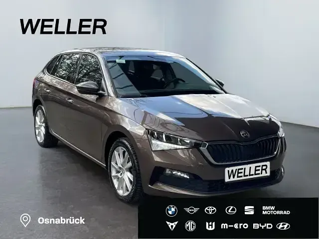 Gebraucht Skoda Scala Ambition 150 PS (110 kW) 2019 Braun Kleinwagen