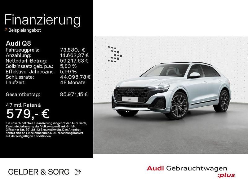 Satellitsilber metallic Gebraucht 2025 Audi Q8 Ambiente SUV | 73.880 € (Fairer Preis) - Bild 1/4