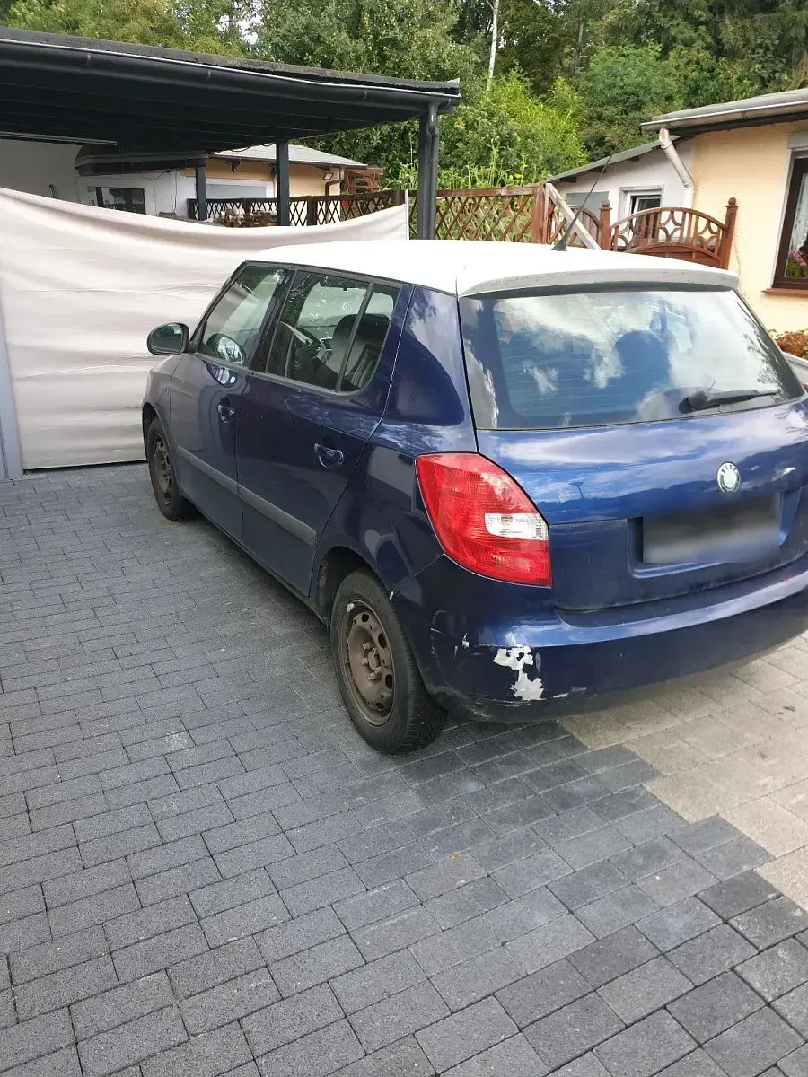 Gebraucht Skoda Fabia 69 PS (50 kW) 2008 Blau Kleinwagen