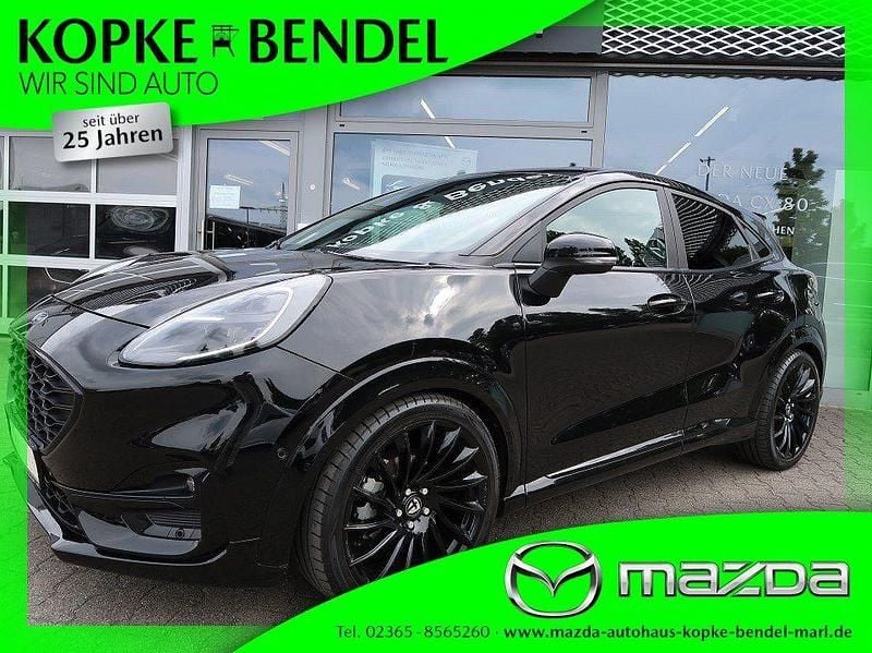 Obsidianschwarz metallic Gebraucht 2021 Ford Puma ST-Line X Limousine | 19.970 € (Fairer Preis) - Bild 1/4