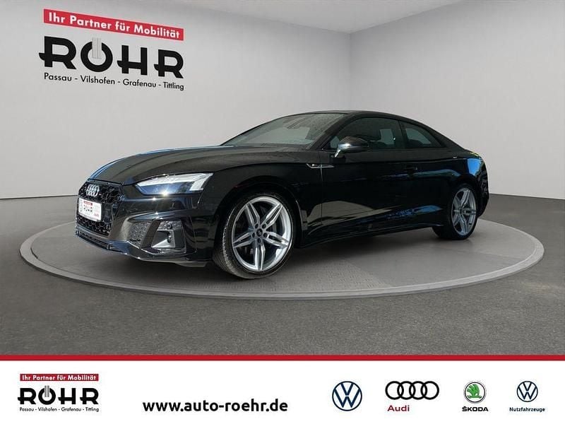 Mythosschwarz metallic Gebraucht 2021 Audi A5 S-Line Coupé | 35.880 € (Guter Preis) - Bild 1/4