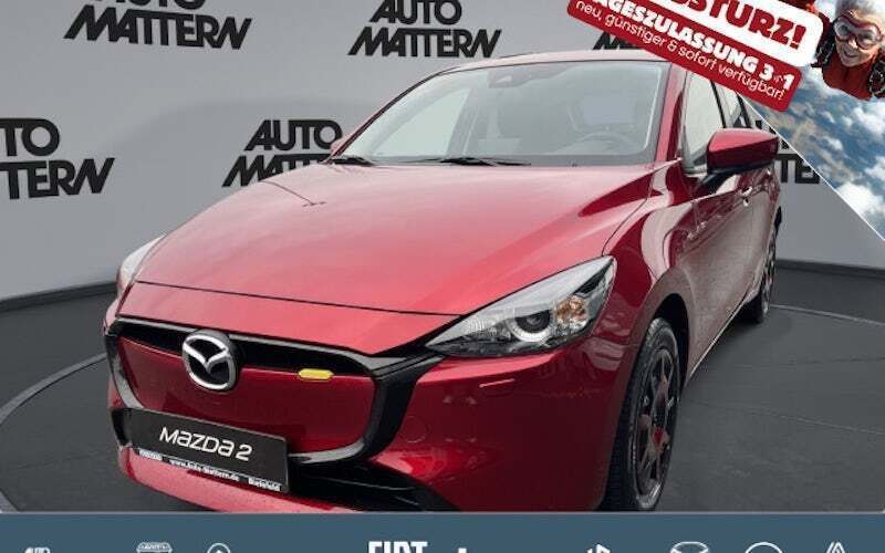 Rot Neu 2024 Mazda 2 Center-Line Limousine | 19.190 € (Fairer Preis) - Bild 1/4
