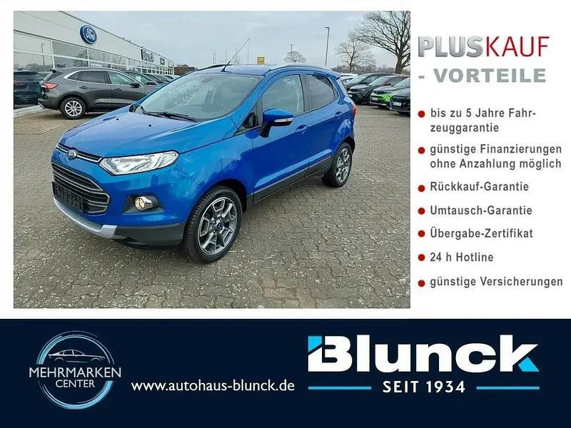 Kineticblau met Gebraucht 2017 Ford Ecosport Titanium SUV | 9.990 € (Etwas zu teuer) - Bild 1/4