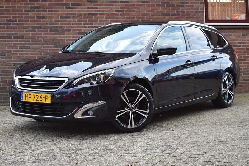Blau Gebraucht 2015 Peugeot 308 Premium Kombi | 4.504 € - Bild 1/4