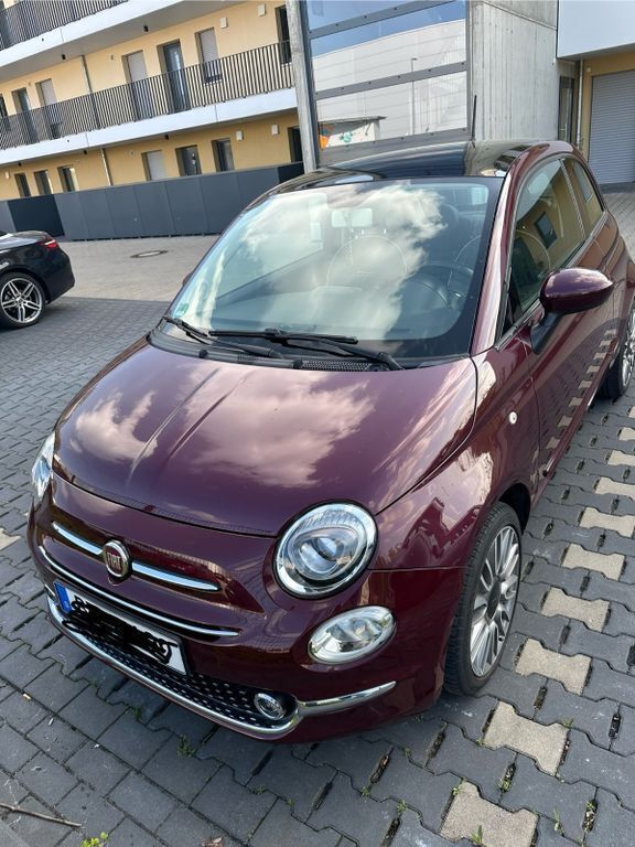 Rot Gebraucht 2016 Fiat 500 Lounge Kleinwagen | 7.499 € (Fairer Preis) - Bild 1/4