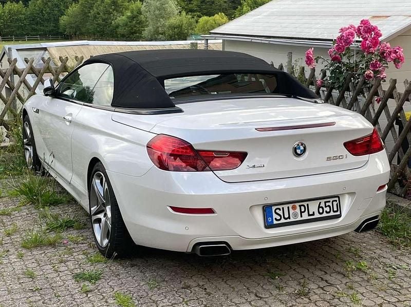 Gebraucht BMW 650 Cabriolet Sport Line 449 PS (330 kW) 2014 Weiß Cabrio