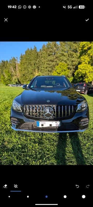 Schwarz Gebraucht 2019 Mercedes GLC43 AMG AMG SUV | 39.400 € (Superpreis) - Bild 1/4
