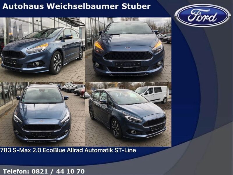 Ein traum in chroma blau Gebraucht 2019 Ford S-MAX ST-Line Van / Kleinbus | 32.500 € (Fairer Preis) - Bild 1/4