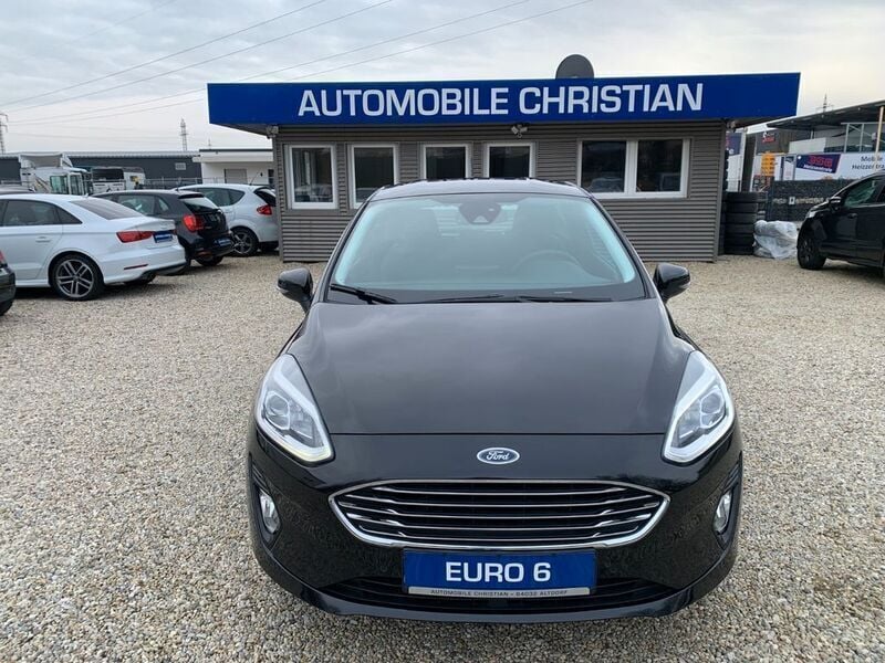 Schwarz Gebraucht 2020 Ford Fiesta Titanium Kleinwagen | 11.699 € (Fairer Preis) - Bild 1/4