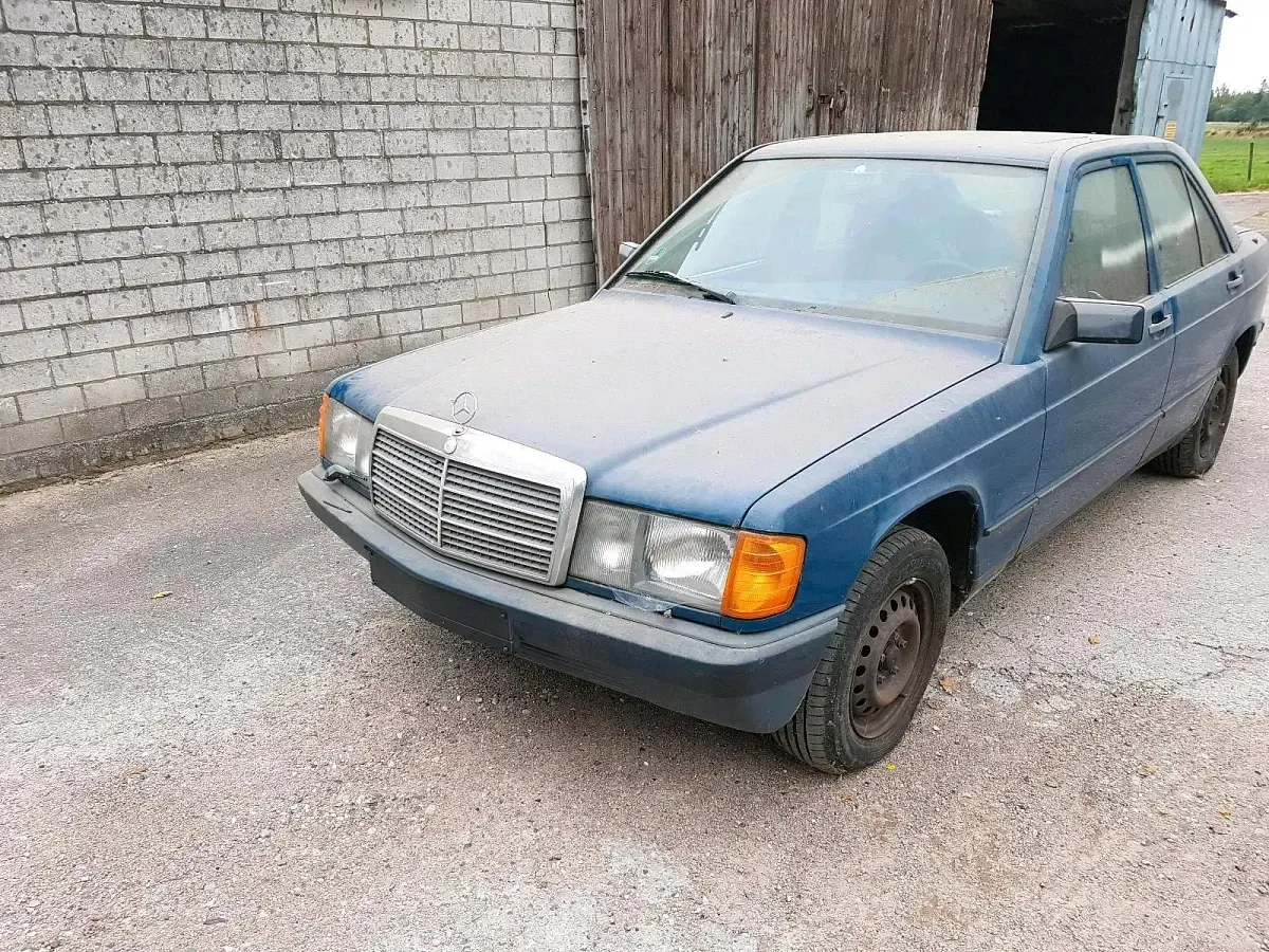 Gebraucht Mercedes 190 1986 Blau Limousine
