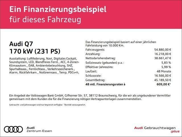 Grau Gebraucht 2023 Audi Q7 S-Line SUV | 54.880 € (Fairer Preis) - Bild 1/1