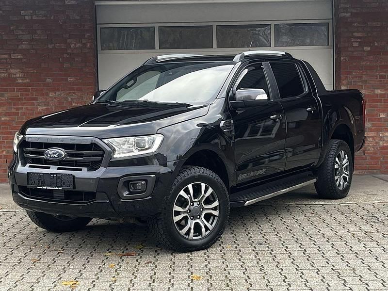 Schwarz Gebraucht 2021 Ford Ranger Wildtrack Abholung | 27.900 € (Superpreis) - Bild 1/4