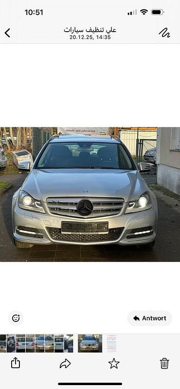 Silber Gebraucht 2013 Mercedes C200 Kombi | 6.999 € (Superpreis) - Bild 1/4