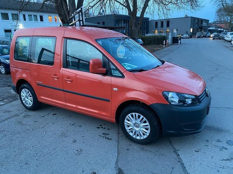 Gebraucht VW Caddy Trendline 86 PS (63 kW) 2014 Sundown orange Van / Kleinbus