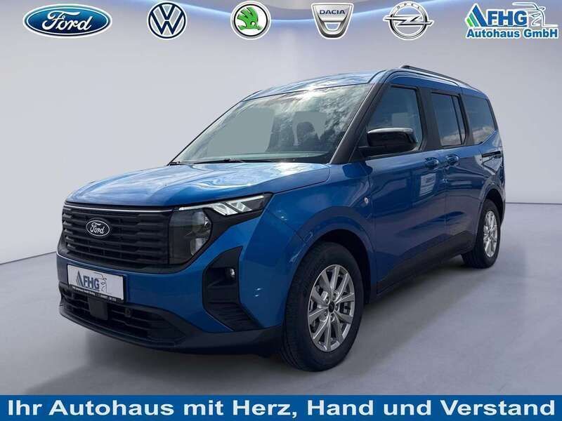 Neu Ford Tourneo Courier Titanium 125 PS (91 kW) 2025 Dynamicblau metallic Van / Kleinbus