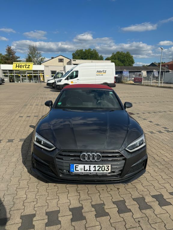 Grau Gebraucht 2018 Audi A5 Cabriolet S-Line Cabrio | 21.900 € (Guter Preis) - Bild 1/4