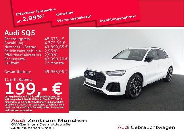 Ibisweiß Gebraucht 2022 Audi SQ5 Ambiente SUV | 48.675 € (Guter Preis) - Bild 1/2