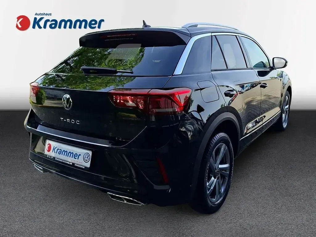 Gebraucht VW T-Roc R-line 150 PS (110 kW) 2022 Schwarz SUV