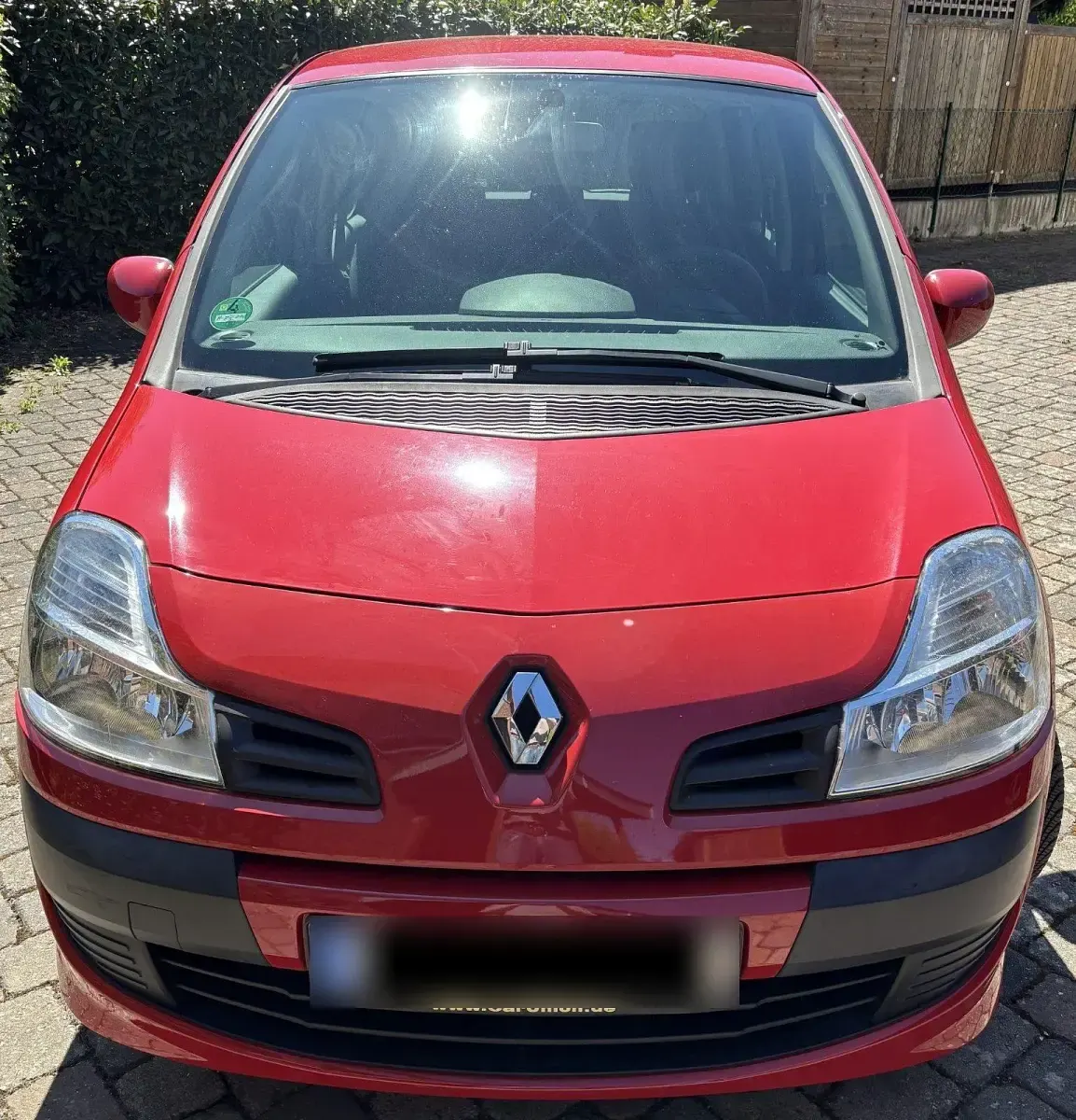 Usado Renault Modus 75 HP (55 kW) 2010 Vermelho Monovolume