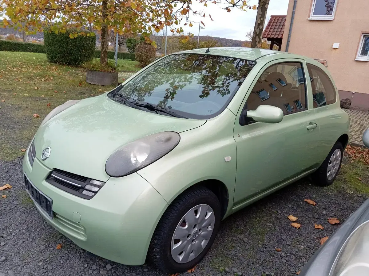 Gebraucht Nissan Micra 90 PS (66 kW) 2004 Grün Kleinwagen