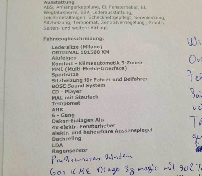 Gebraucht Audi A6 177 PS (130 kW) 2008 Schwarz Kombi