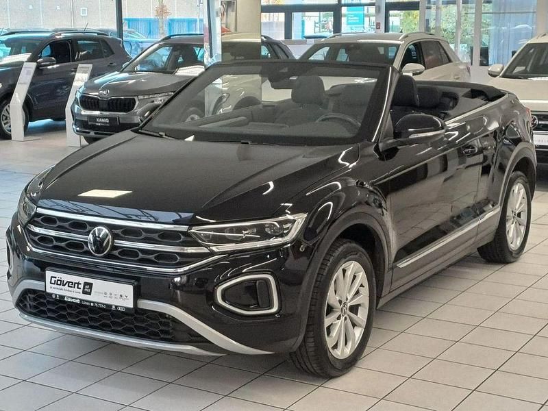 Gebraucht VW T-Roc Cabriolet Style 110 PS (80 kW) 2024 Schwarz Cabrio