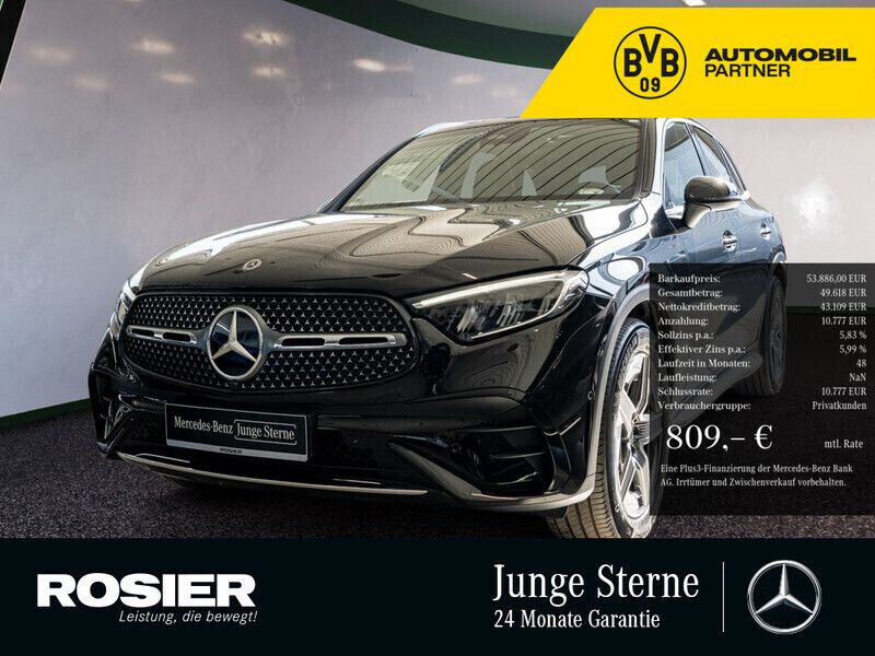 Schwarz / obsidianschwarz Gebraucht 2024 Mercedes GLC200 Advanced Plus SUV | 53.886 € (Guter Preis) - Bild 1/4