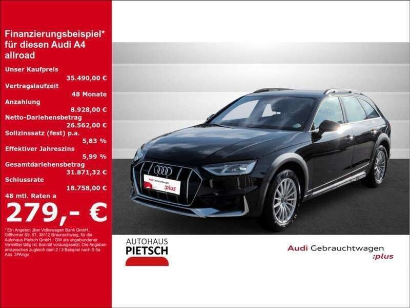 Schwarz Gebraucht 2022 Audi A4 Allroad Basis Kombi | 35.490 € (Fairer Preis) - Bild 1/4