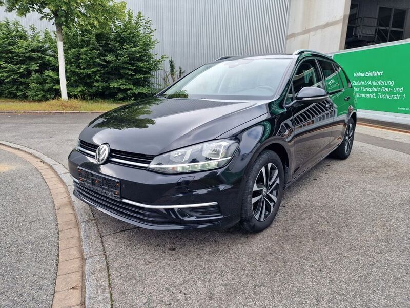 Schwarz Gebraucht 2019 VW Golf VII IQ Drive Kombi | 11.990 € (Superpreis) - Bild 1/4