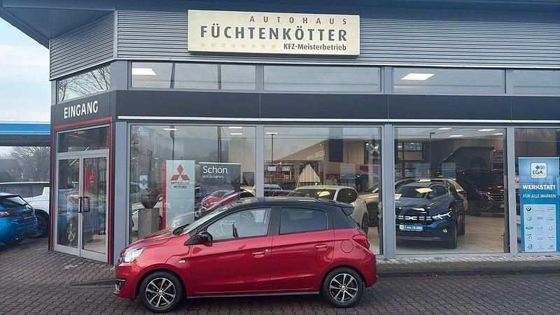 Rot Gebraucht 2017 Mitsubishi Space Star Diamant Edition Kleinwagen | 9.500 € (Fairer Preis) - Bild 1/4