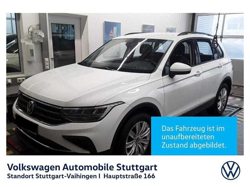 Pure white Gebraucht 2021 VW Tiguan Life SUV | 22.230 € (Fairer Preis) - Bild 1/4